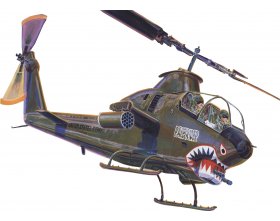 AH-1G Pale Rider 1:72 | B-02 MISTERCRAFT