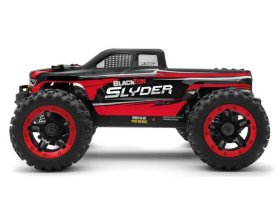 BlackZon Slyder MT 1/16 4WD RTR + LED (czerwony) | 540098