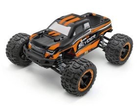 BlackZon Slyder MT 1/16 4WD RTR + LED (cpomarańczowy) | 540099