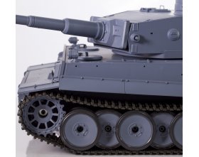Czołg German Tiger I 1:16 SZARY V7 | 3818-1B-2,4GHz - HENG LONG