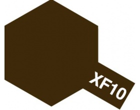Farba akrylowa - XF-10 FLAT BROWN - 81710 Tamiya