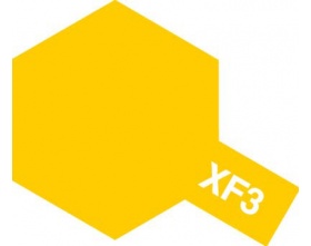 Farba akrylowa - XF-3 FLAT YELLOW - 81703 Tamiya