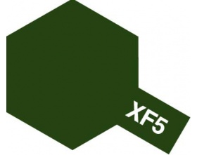 Farba akrylowa - XF-5 FLAT GREEN - 81705 Tamiya