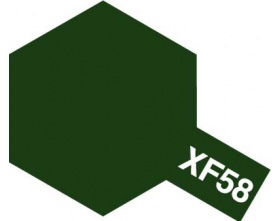 Farba akrylowa - XF-58 OLIVE GREEN - 81758 Tamiya