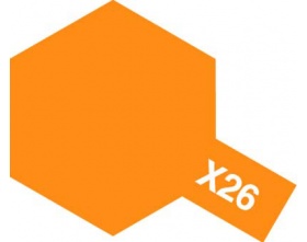 Farba akrylowa - X-26 CLEAR ORANGE - 81526 Tamiya