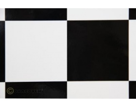 Folia ORACOVER Kratka 105mm Biało-czarna - 691-010-071