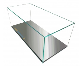 Gablota szklana lustrzana 600x300x250mm