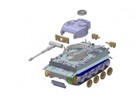 German Heavy Tank Tiger I 1:72 | Zvezda 5002