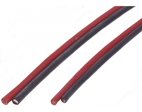 Przewód / kabel silikonowy 4,0 mm2 - czarny - 1mb