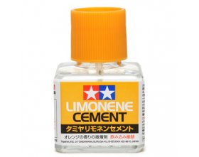 Klej z pędzelkiem (Limonene Cement) 40ml | 87113 TAMIYA