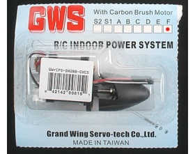 Mikro silnik GWS z przekładnią "F"