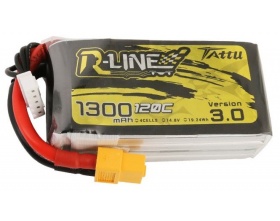 Pakiet LiPo 1300mAh 14,8V 4S 120C | R-Line GENS ACE & TATTU