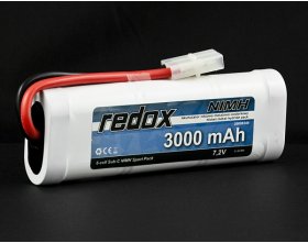 Pakiet NiMH 3000mAh 7,2V | REDOX