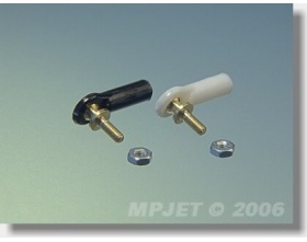 Snap kulowy typu V1, średnica 4mm, krótki, M2/M2 (2szt.) | 2406 Mp Jet