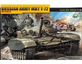 T-72 Russian Army MBT ZDALNIE STEROWANY| Academy 13308