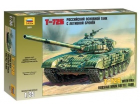 T-72B w/ERA Russian main battle tank 1:35 | Zvezda 3551