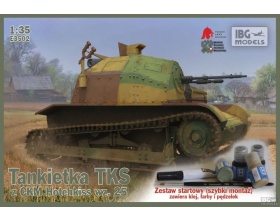 TKS -polska tankietka 20mm z CKM Hotchkiss wz. 25-A Z FARBAMI 1:35 | E3502 IBG