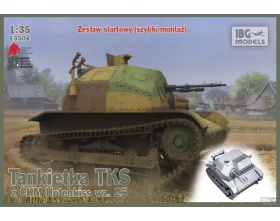 TKS -polska tankietka 20mm z CKM Hotchkiss wz. 25-A SZYBKI MONTAŻ 1:35 | E3504 IBG