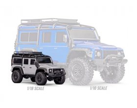 TRX-4M Land Rover Defender 1:18 (niebieski) | 97054-1BLUE TRAXXAS