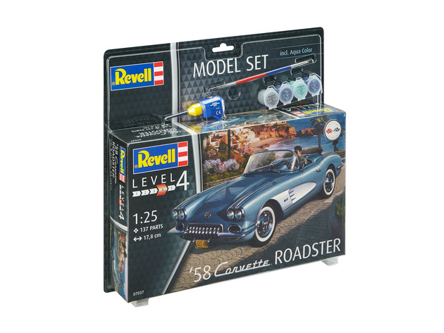 \'58 Corvette Roadster Model SET 1:25 | Revell 67037