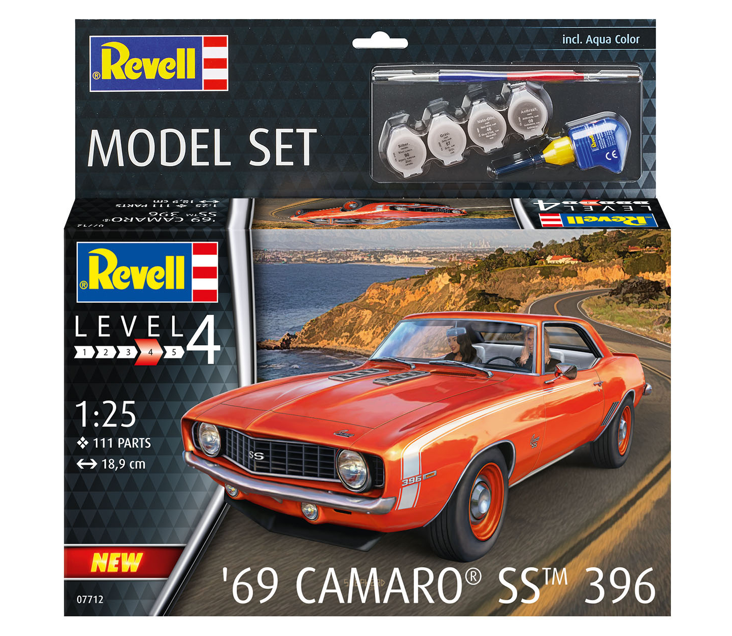 \'69 Chevrolet Camaro SS 396 (model set) 1:25 | Revell 67712