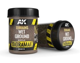 Akrylowa imitacja mokrego gruntu (Wet Ground) 250ml | AK8016