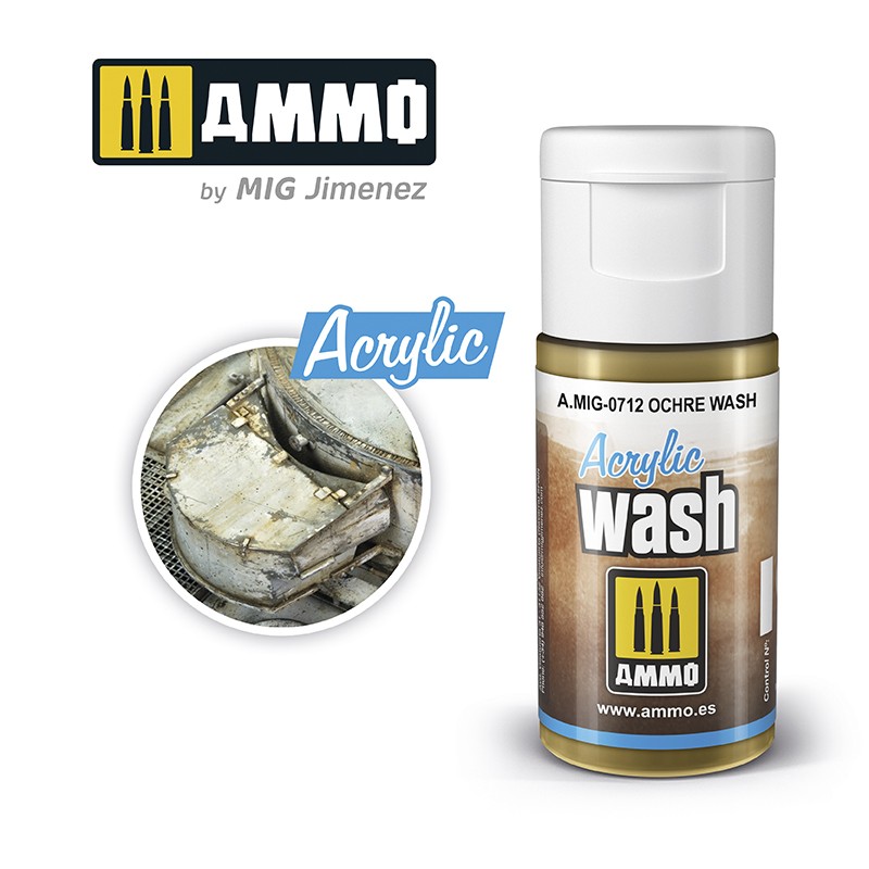 Akrylowy Wash (ochra) | A.MIG-0712 AMMO