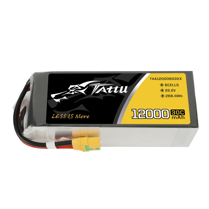 Akumulator Tattu 12000mAh 22,2V 6S 30C XT90-S lipo - GENS ACE & TATTU