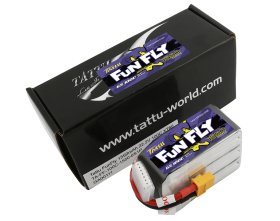 Akumulator LiPo 1550mAh 22,2V 100C 6S1P XT60 FunFly | TAA15506S10X6 GENS ACE & TATTU