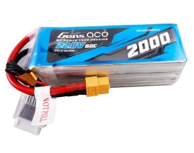 Akumulator LiPo 2000mAh 22,8V 60C 6S1P XT60 High Voltage | GEA20006S60X6 GENS ACE