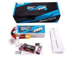 Akumulator LiPo 2000mAh 22,8V 60C 6S1P XT60 High Voltage | GEA20006S60X6 GENS ACE