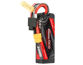 Akumulator LiPo 2200mAh 7,4V 60C 2S1P XT60 Hardcase GRP-76 G-Tech | GEA222S60X76GT GENS ACE