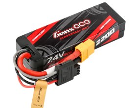 Akumulator LiPo 2200mAh 7,4V 60C 2S1P XT60 Hardcase GRP-76 G-Tech | GEA222S60X76GT GENS ACE