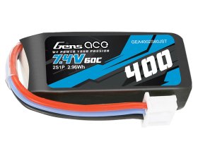 Akumulator LiPo 400mAh 7,4V 60C 2S1P JST | GEA4002S60JST GENS ACE