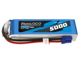 Akumulator LiPo 5000mAh 14,8V 45C 4S1P EC5 | GEA50004S45E5 GENS ACE