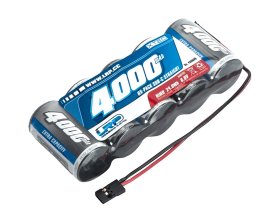 Akumulator NiMH 4000mAh 6,0V XTEC 1/5 RX Sub-C JR Płaski | L430609 LRP ELECTRONIC