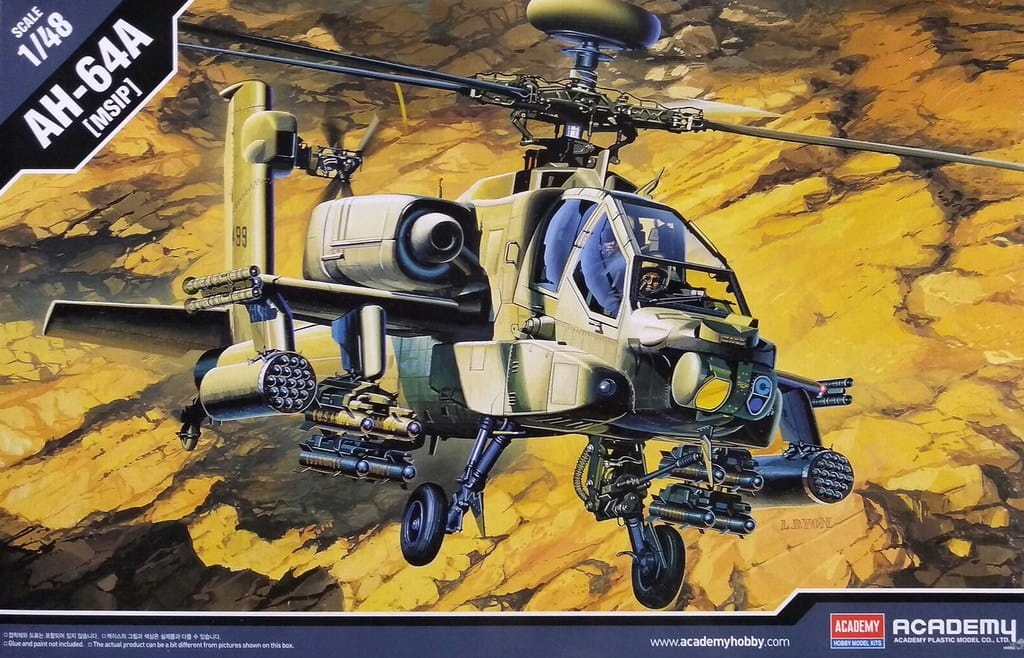 APACHE AH-64A 1:48 | Academy 12262