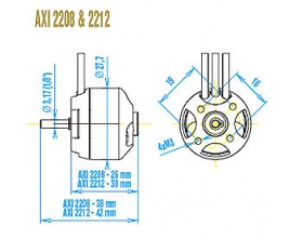 AXI 2212/34 SILVER - Model Motors