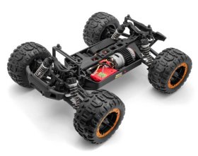 BlackZon Slyder MT 1/16 4WD RTR + LED (cpomarańczowy) | 540099