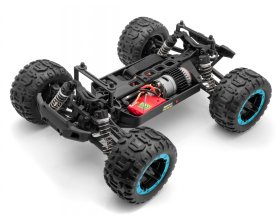 BlackZon Slyder MT 1/16 4WD RTR + LED (niebieski) | 540104