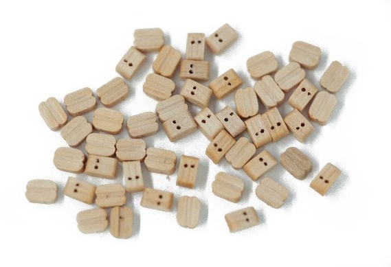 Bloki podwójne drewniane (50szt.) | BF0698 BILLING BOATS