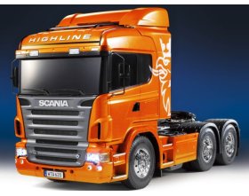 Ciężarówka Scania R620 6x4 Highline Full Option RTR 1/14 Pomarańczowa | TA-23689 TAMIYA