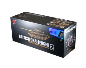 Czołg Zdalnie Sterowany British Challenger II 1/16 2,4GHz RTR V7.0 | 3908-1B HENG LONG