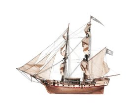 Drewniany model statku pirackiego Bryg Corsair 1:80 | 13600 OCCRE