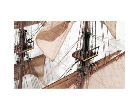Drewniany model statku pirackiego Bryg Corsair 1:80 | 13600 OCCRE