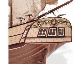Drewniany model statku pirackiego Bryg Corsair 1:80 | 13600 OCCRE