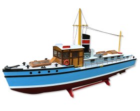 Drewniany Statek RC (870mm)