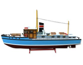 Drewniany Statek RC (870mm)
