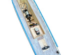 Drewniany Statek RC (870mm)