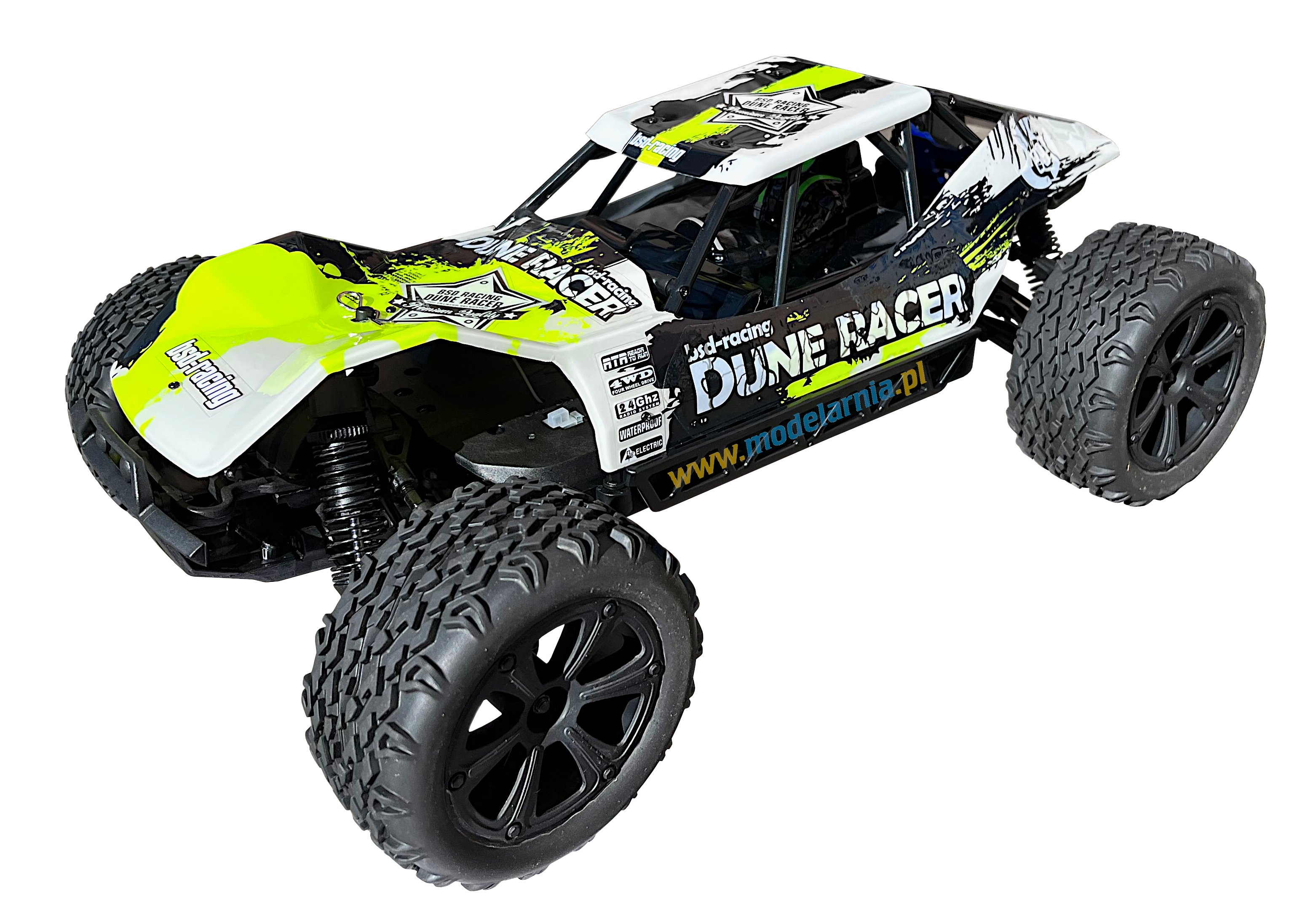 Dune Racer 1:10 4WD (zielony) | BS218T BSD RACING